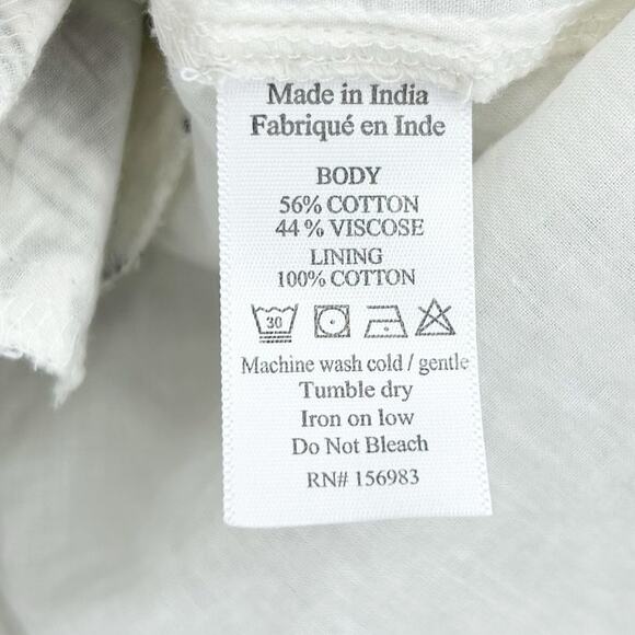 Evereve Carolina Black & Ivory Aztec Stripe Tiered Mini Dress Womens Size XS - Picture 9 of 12